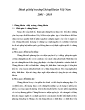 Đánh giá thị trường Chứng Khoán Việt Nam 2001 – 2010