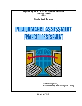 Đánh giá hiệu quả hoạt động và Đánh giá tài chính ( performance assessment financial assessment)