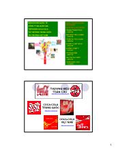 Slide kinh doanh quốc tế công ty đa quốc gia tập đoàn Coca-Cola thị trường Trung Quốc thị trường Việt Nam