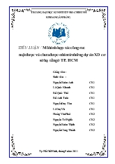 Mô hình hợp tác công-Tư- mặt được và chưa được-nhìn từ những dự án Xây dựng cơ sở hạ tầng ở TP HCM