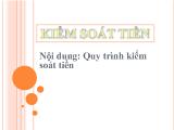 Quy trình kiểm soát tiền