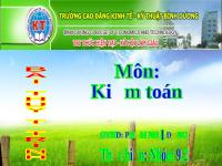 Thuyết trình môn kiểm toán