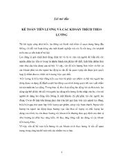 Kế toán tiền lương và các khoản trích theo lương tại công ty xây lắp số 9
