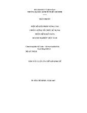Một số giải pháp nâng cao chất lượng tổ chức sử dụng phần mềm kế toán doanh nghiệp Việt Nam