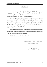 Báo cáo Thực tập tại công ty TNHH thương mại LATHUSO
