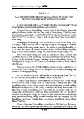 Công tác hạch toán chi phí sản xuất và tính giá thành tại Công ty Cung ứng Dịch vụ hàng không Sân bay Đà Nẵng