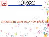 KIỂM TOÁN VỐN BẰNG TIỀN