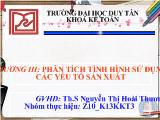Phân tích tình hình sử dụng các yếu tố sản xuất tại công ty cổ phần bánh kẹo vinabico