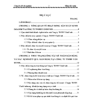 Tổ chức hạch toán kế toán bán hàng và xác định kết quả kinh doanh tại Công ty TNHH Văn Minh