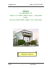 Công ty CP chứng khoán châu á - Thái bình dương, sàn giao dịch chứng khoán apec - Vĩnh Long