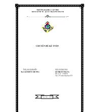 Kế toán vốn bằng tiền và nợ phải thu tại công ty TNHH tư vấn - Đầu tư và xây dựng Đồng Tâm