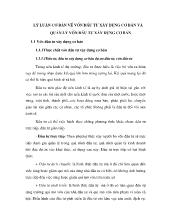 Lý luận cơ bản về vốn đầu tư xây dựng cơ bản và quản lí vốn đầu tư xây dựng cơ bản