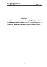 Phân tích ảnh hưởng của nhân tô giá cả và chất lượng đến hoạt động tiêu thụ hàng hóa của DN sữa Vinamilk (Môn Kế toán Thương Mại Dịch Vụ