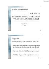 Đề tài Hệ thống thông tin kế toán với tổ chức doanh nghiệp