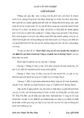 Đề tài Hoàn thiện công tác kế toán doanh thu, chi phí và xác định kết quả kinh doanh tại Công ty cổ phần bao bì Hoàng Thạch