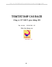 Tóm tắt bản cáo bạch Công ty cổ phần Xây dựng công trình giao thông 492