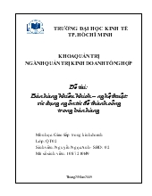 Bán hàng khiêu khích – nghệ thuật sử dụng ngôn từ để thành công trong bán hàng