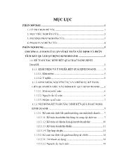 Xác định và phân tích kết quả kinh doanh Công ty Dược Phẩm An Giang