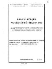 Một số giải pháp xúc tiến thương mại để mở rộng thị trường xuất khẩu sản phẩm tỉnh Bà Rịa - Vũng Tàu