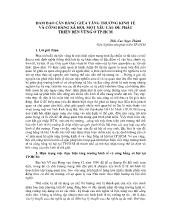Đảm bảo cân bằng giữa tăng trưởng kinh tế và công bằng xã hội, một yêu cầu để phát triển bền vững ở TPHCM