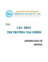 Đề tài Cấu trúc thị trường tài chính