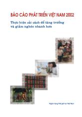 Báo cáo Phát triển Việt Nam 2002: Thực hiện cải cách để tăng trưởng và giảm nghèo nhanh hơn