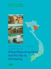 Đánh giá nghèo có sự tham gia của cộng đồng tại đồng bằng Sông Hồng tỉnh Hà Tây và Hải Dương năm 2003