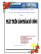 Tiểu luận Xây dựng chiến lược phát triển sản phẩm đồ uống có lợi cho sức khỏe của công ty TNHH Đại Phát