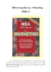 MBA trong tầm tay (Phần 1)
