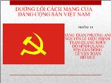 Đường lối Cách mạng của Đảng cộng sản Việt Nam