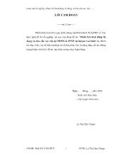 Luận văn Phân tích hoạt động tín dụng và nhu cầu vay vốn tại ngân hàng nông nghiệp và phát triển nông thôn huyện Cao lãnh