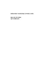 Báo cáo Tài chính quý III năm 2010 của ngân hàng thương mại cổ phần Á Châu