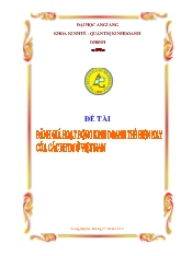 Đề tài Đánh giá hoạt động kinh doanh thẻ hiện nay của các ngân hàng thương mại ở Việt Nam
