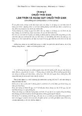 Kinh tế lượng ứng dụng - Chương 3: Chuỗi thời gian làm trơn và ngoại suy chuỗi thời gian