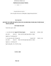 Đề tài Giải pháp thực hiện hợp nhất và thâu tóm cho ngân hàng thương mại cổ phần ngoại thương Việt Nam giai đoạn 2010-2015
