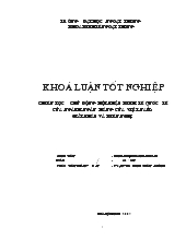 Khóa luận Chiến lược chủ động hội nhập kinh tế quốc tế của ngành ngân hàng Việt Nam: Giải pháp và kiến nghị