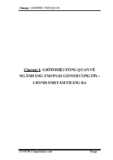 Chuyên đề Nghiệp vụ cho vay bất động sản tại ngân hàng thương mại cổ phần Sài Gòn Thương Tín chi nhánh 8/3