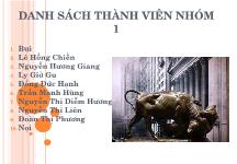 Đề tài Khủng hoảng tài chính thế giới 2008: Diễn biến và ảnh hưởng tới thị trường chứng khoán Việt Nam