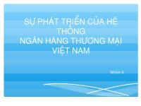 Đề tài Sự phát triển của hệ thống ngân hàng thương mại Việt Nam