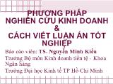 Phương pháp nghiên cứu kinh doanh và cách viết luận án tốt nghiệp