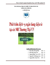 Đề tài Phát triển dịch vụ ngân hàng điện tử tại các ngân hàng thương mại Việt Nam