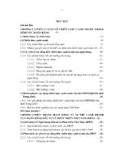 Luận văn Xây dựng chiến lược cạnh tranh của ngân hàng đầu tư và phát triển Việt Nam giai đoạn 2007-2015