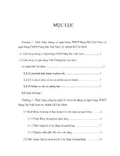 Đề tài Giải pháp nâng cao hiệu quả quản trị rủi ro tín dụng tại ngân hàng thương mại cổ phần Hàng hải Việt Nam chi nhánh Hồ Chí Minh