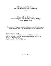 Đề tài Nâng cao năng lực cạnh tranh trong sản xuất sản phẩm mây tre đan xuất khẩu ở các làng nghề trên địa bàn tỉnh Nghệ An