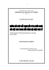 Luận văn Những giải pháp đẩy mạnh đầu tư ra nước ngoài của Việt Nam trong tiến trình hội nhập kinh tế