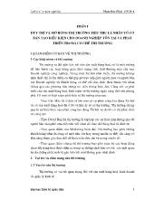 Luận văn Một số biện pháp cơ bản nhằm duy trì và mở rộng thị trường tiêu thụ sản phẩm tại xí nghiệp may đo X19 thuộc công ty 24 - Bộ Quốc phòng