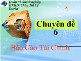 Chuyên đề Báo cáo tài chính