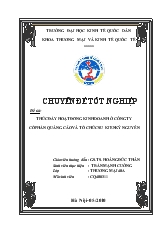 Chuyên đề Thúc đẩy hoạt động kinh doanh ở công ty cổ phần quảng cáo và tổ chức sự kiện Kỷ Nguyên