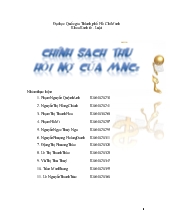 Đề tài Chính sách thu nợ của công ty đa quốc gia MNCs