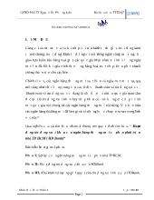 Đề tài Hoạt động tín dụng xuất khẩu của ngân hàng thương mại cổ phần phát triển nhà TP HCM HDBank